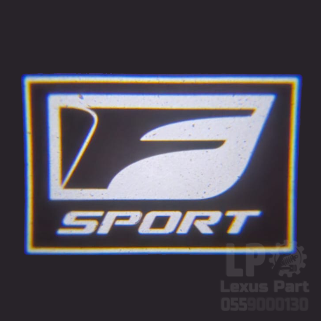 إضاءة ابواب ترحيبيه شعار لكزس fsport أسود