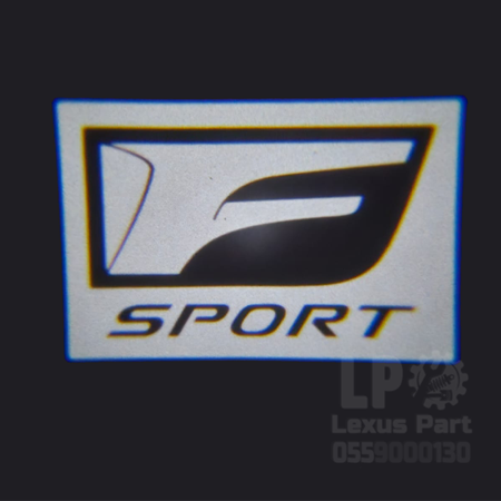 إضاءة ابواب ترحيبيه شعار لكزس fsport أبيض